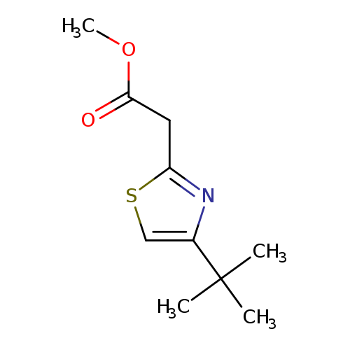 methyl 2-(4-tert-butyl-1,3-thiazol-2-yl)acetate