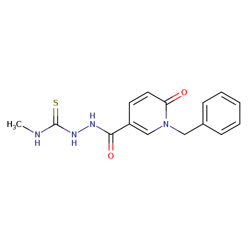 1-benzyl-N-[(methylcarbamothioyl)amino]-6-oxo-1,6-dihydropyridine-3-carboxamide