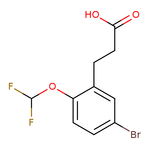 3-[5-Bromo-2-(difluoromethoxy)phenyl]propanoic acid