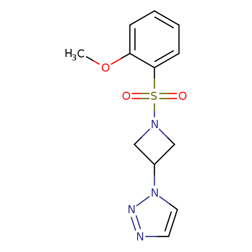 1-[1-(2-methoxybenzenesulfonyl)azetidin-3-yl]-1H-1,2,3-triazole