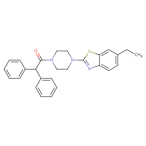 1-[4-(6-ethyl-1,3-benzothiazol-2-yl)piperazin-1-yl]-2,2-diphenylethan-1-one