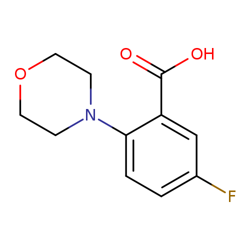 5-Fluoro-2-morpholinobenzoic acid