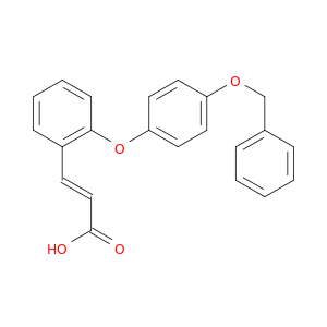 (2E)-3-{2-[4-(benzyloxy)phenoxy]phenyl}prop-2-enoic acid