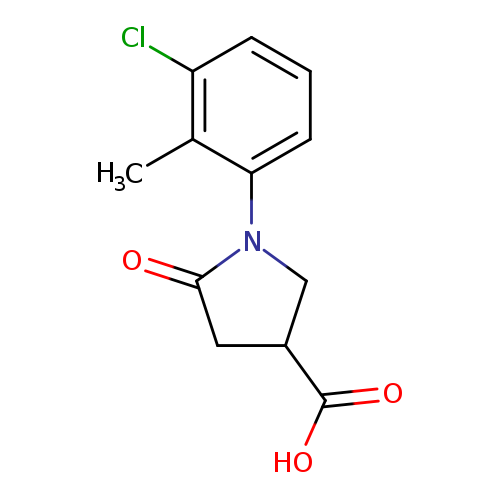 1-(3-Chloro-2-methylphenyl)-5-oxopyrrolidine-3-carboxylic acid