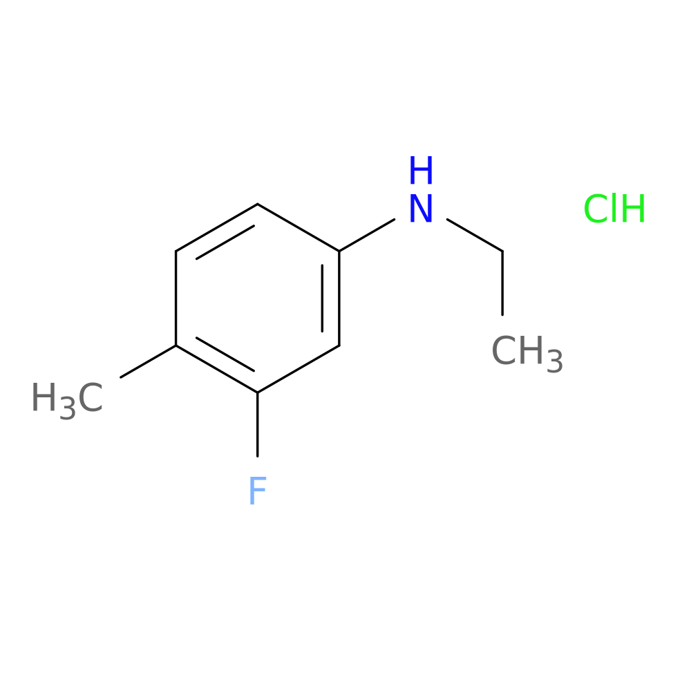 N-ethyl-3-fluoro-4-methylaniline hydrochloride