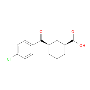 cis-3-(4-Chlorobenzoyl)cyclohexane-1-carboxylic acid