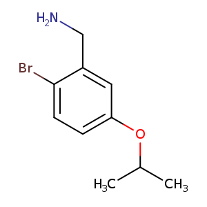[2-Bromo-5-(propan-2-yloxy)phenyl]methanamine