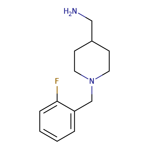 {1-[(2-fluorophenyl)methyl]piperidin-4-yl}methanamine