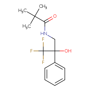 2,2-dimethyl-N-(3,3,3-trifluoro-2-hydroxy-2-phenylpropyl)propanamide