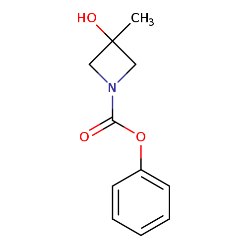phenyl 3-hydroxy-3-methylazetidine-1-carboxylate