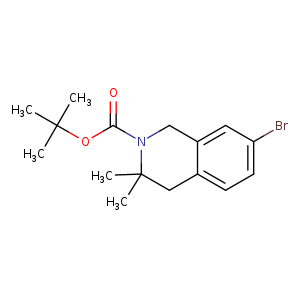 tert-butyl 7-bromo-3,3-dimethyl-1,4-dihydroisoquinoline-2-carboxylate