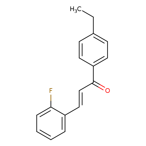 (2E)-1-(4-ethylphenyl)-3-(2-fluorophenyl)prop-2-en-1-one