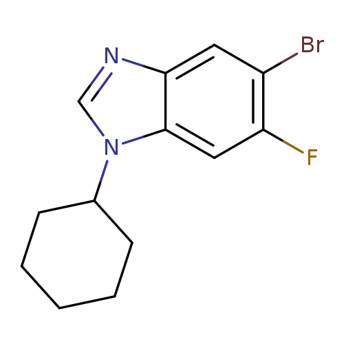 5-Bromo-1-cyclohexyl-6-fluorobenzimidazole