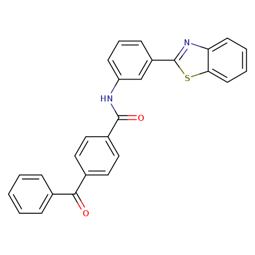 4-benzoyl-N-[3-(1,3-benzothiazol-2-yl)phenyl]benzamide