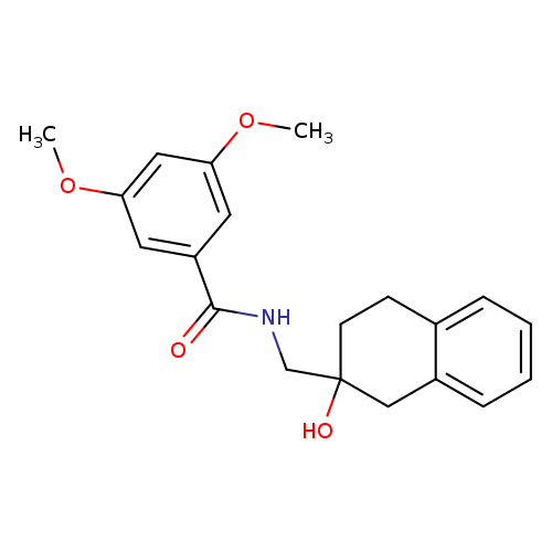 N-[(2-hydroxy-1,2,3,4-tetrahydronaphthalen-2-yl)methyl]-3,5-dimethoxybenzamide
