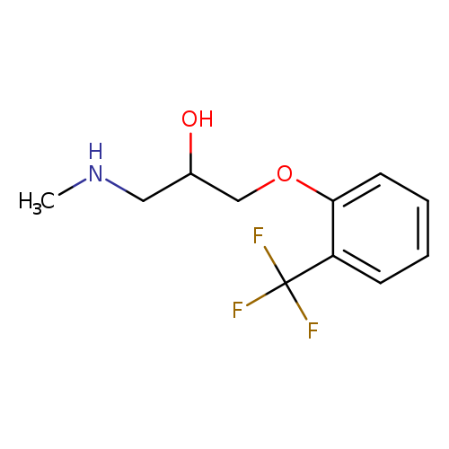 (2-Hydroxy-3-[2-(trifluoromethyl)phenoxy]propyl)(methyl)amine
