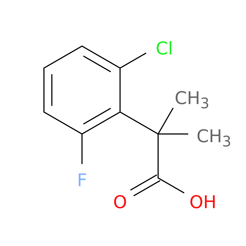 2-(2-chloro-6-fluorophenyl)-2-methylpropanoic acid