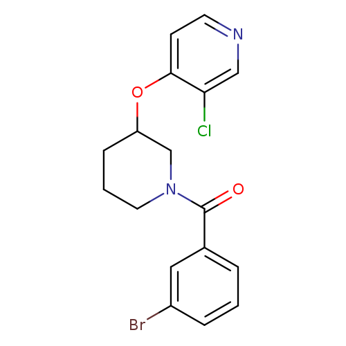 4-{[1-(3-bromobenzoyl)piperidin-3-yl]oxy}-3-chloropyridine