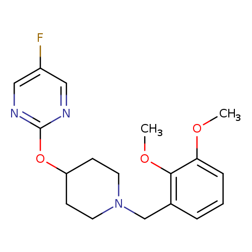 2-({1-[(2,3-dimethoxyphenyl)methyl]piperidin-4-yl}oxy)-5-fluoropyrimidine