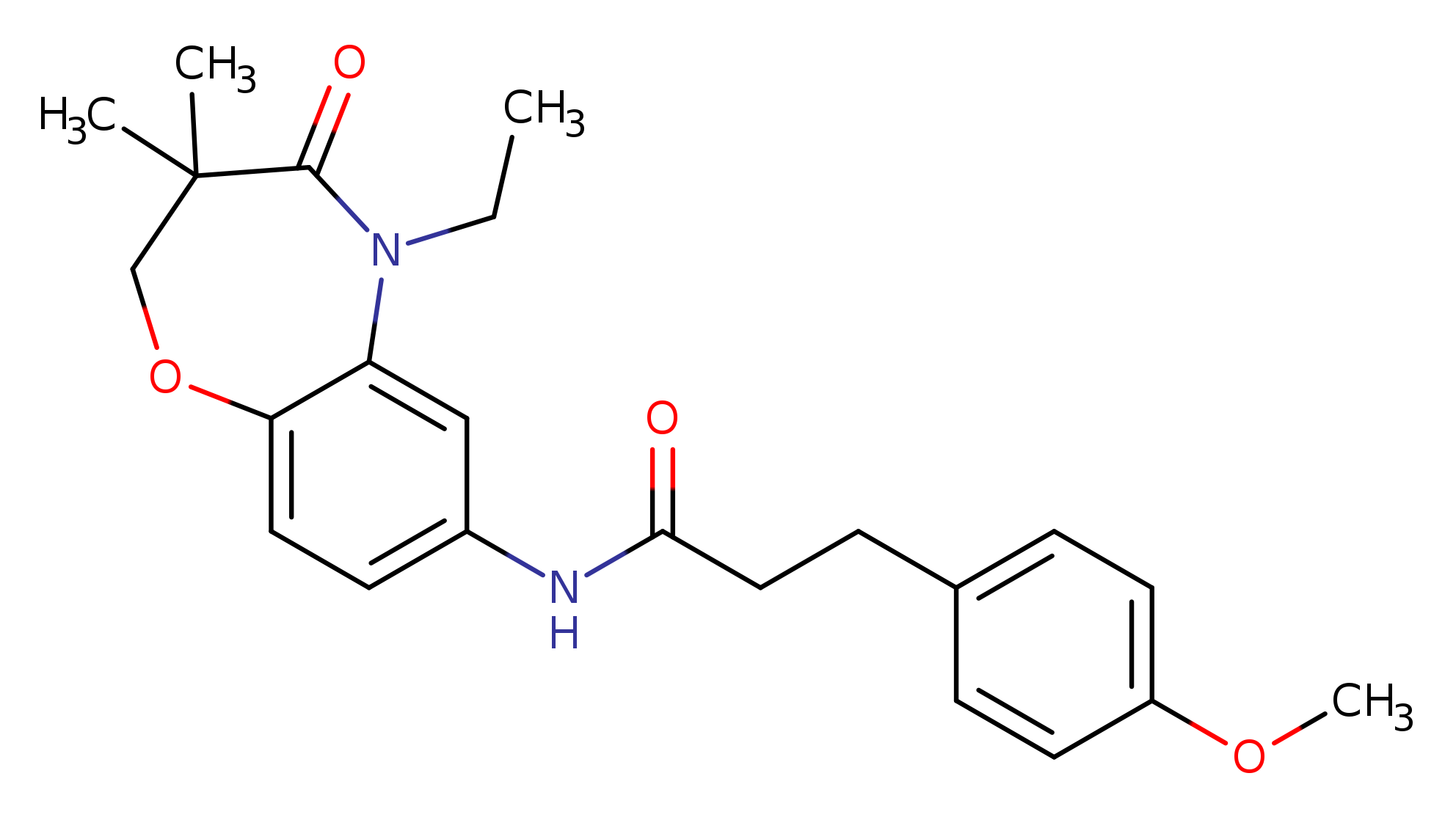 N-(5-ethyl-3,3-dimethyl-4-oxo-2,3,4,5-tetrahydro-1,5-benzoxazepin-7-yl)-3-(4-methoxyphenyl)propanamide