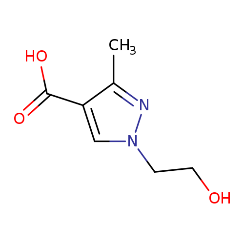 1-(2-hydroxyethyl)-3-methyl-1H-pyrazole-4-carboxylic acid