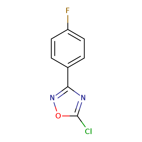 5-chloro-3-(4-fluorophenyl)-1,2,4-oxadiazole
