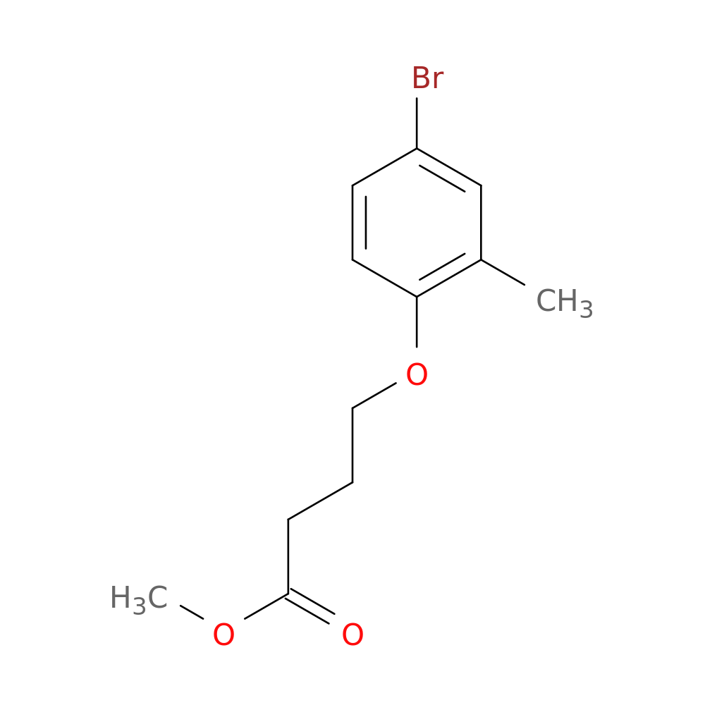 methyl 4-(4-bromo-2-methylphenoxy)butanoate