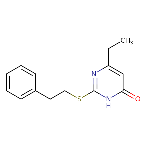 6-ethyl-2-[(2-phenylethyl)sulfanyl]-3,4-dihydropyrimidin-4-one