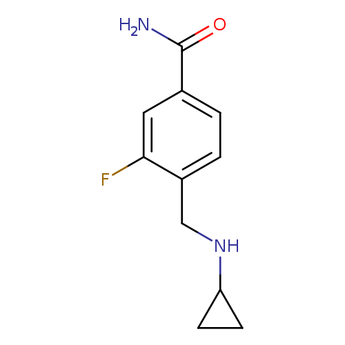 4-[(Cyclopropylamino)methyl]-3-fluorobenzamide