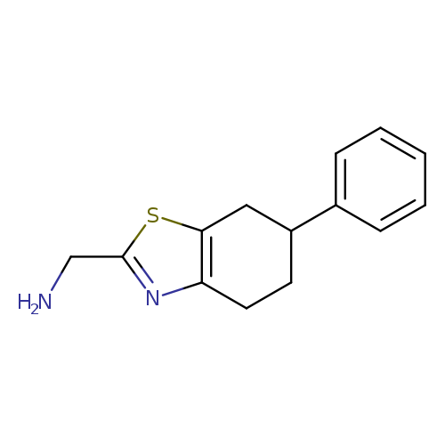 (6-phenyl-4,5,6,7-tetrahydro-1,3-benzothiazol-2-yl)methanamine