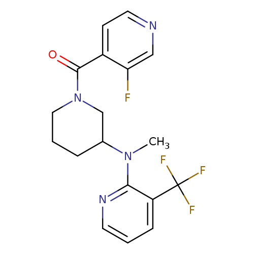 N-[1-(3-fluoropyridine-4-carbonyl)piperidin-3-yl]-N-methyl-3-(trifluoromethyl)pyridin-2-amine
