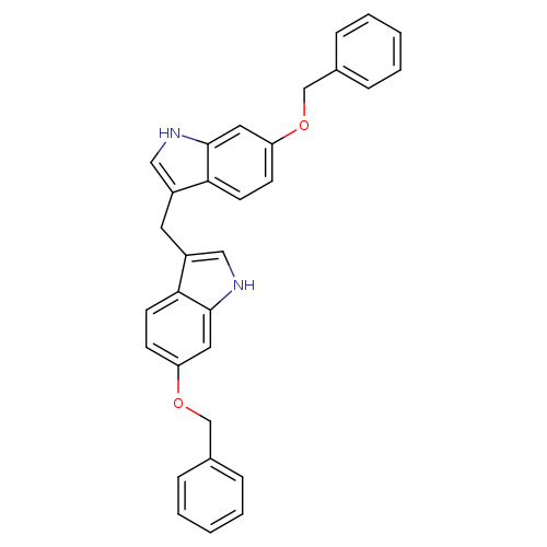 6-(Benzyloxy)-3-{[6-(benzyloxy)-1H-indol-3-yl]methyl}-1H-indole