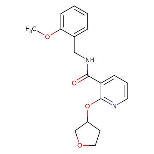 N-[(2-methoxyphenyl)methyl]-2-(oxolan-3-yloxy)pyridine-3-carboxamide