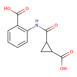 2-(2-carboxycyclopropaneamido)benzoic acid