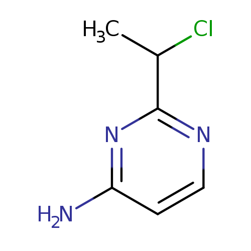 2-(1-chloroethyl)pyrimidin-4-amine