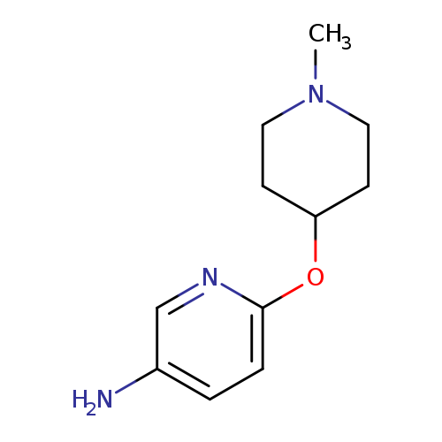 6-[(1-methylpiperidin-4-yl)oxy]pyridin-3-amine