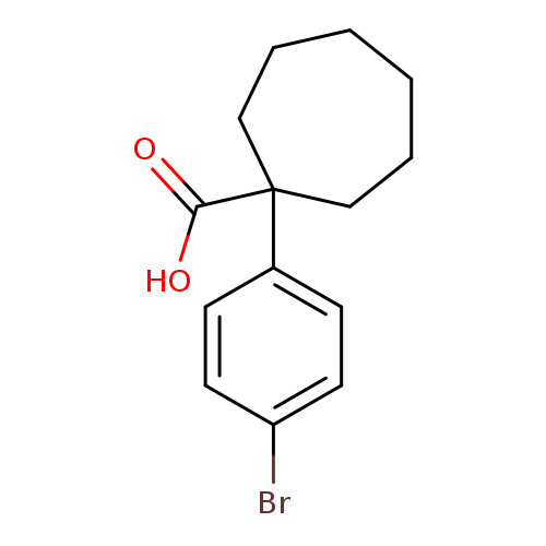 1-(4-bromophenyl)cycloheptane-1-carboxylic acid