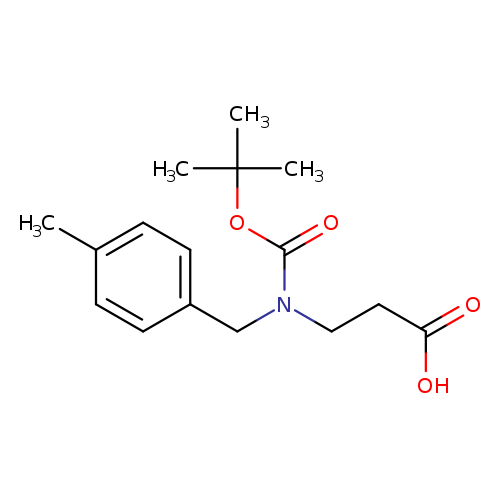3-{[(tert-butoxy)carbonyl][(4-methylphenyl)methyl]amino}propanoic acid
