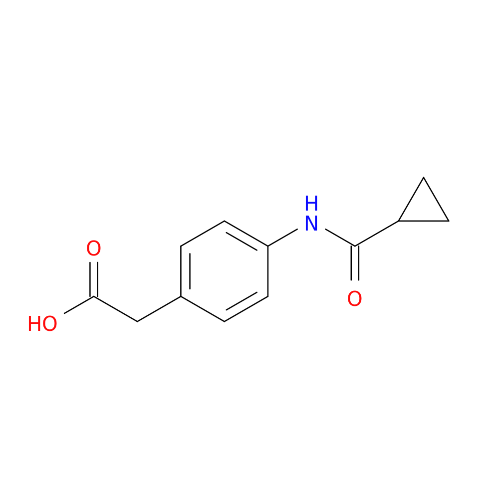 {4-[(cyclopropylcarbonyl)amino]phenyl}acetic acid