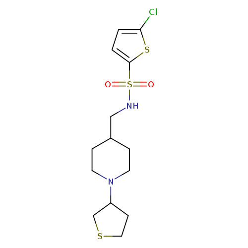 5-chloro-N-{[1-(thiolan-3-yl)piperidin-4-yl]methyl}thiophene-2-sulfonamide