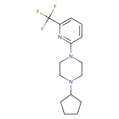 1-cyclopentyl-4-[6-(trifluoromethyl)pyridin-2-yl]piperazine