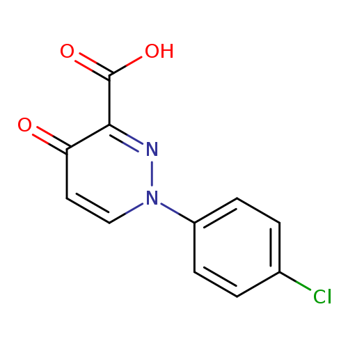 1-(4-Chlorophenyl)-4-oxo-1,4-dihydropyridazine-3-carboxylic acid