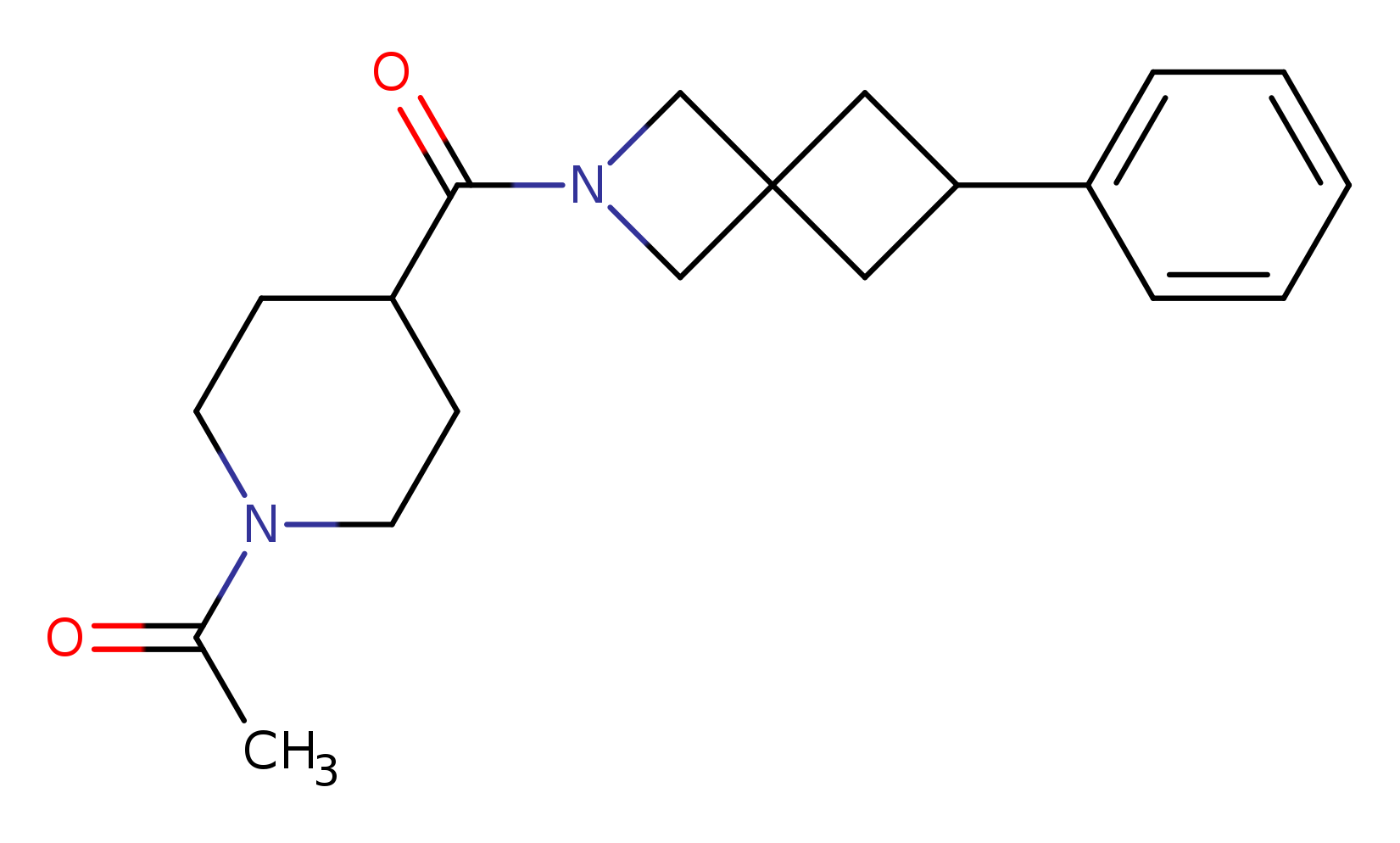 1-(4-{6-phenyl-2-azaspiro[3.3]heptane-2-carbonyl}piperidin-1-yl)ethan-1-one