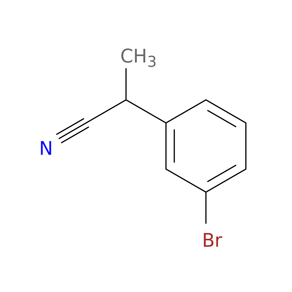 2-(3-Bromophenyl)propanenitrile