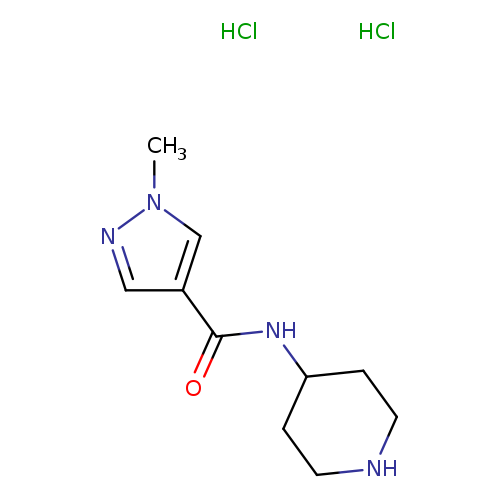 1-methyl-N-(piperidin-4-yl)-1H-pyrazole-4-carboxamide dihydrochloride