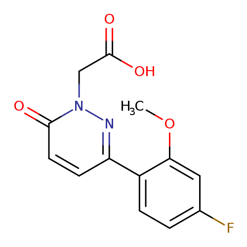 [3-(4-Fluoro-2-methoxyphenyl)-6-oxopyridazin-1(6h)-yl]acetic acid
