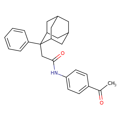 N-(4-acetylphenyl)-2-(2-phenyladamantan-2-yl)acetamide