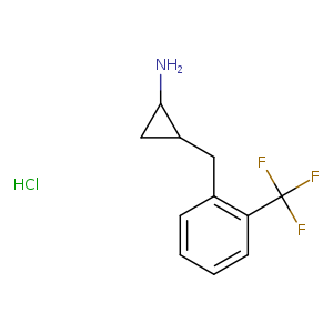 2-{[2-(trifluoromethyl)phenyl]methyl}cyclopropan-1-amine hydrochloride