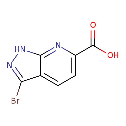 3-bromo-1H-pyrazolo[3,4-b]pyridine-6-carboxylic acid
