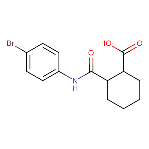 2-[(4-bromophenyl)carbamoyl]cyclohexane-1-carboxylic acid